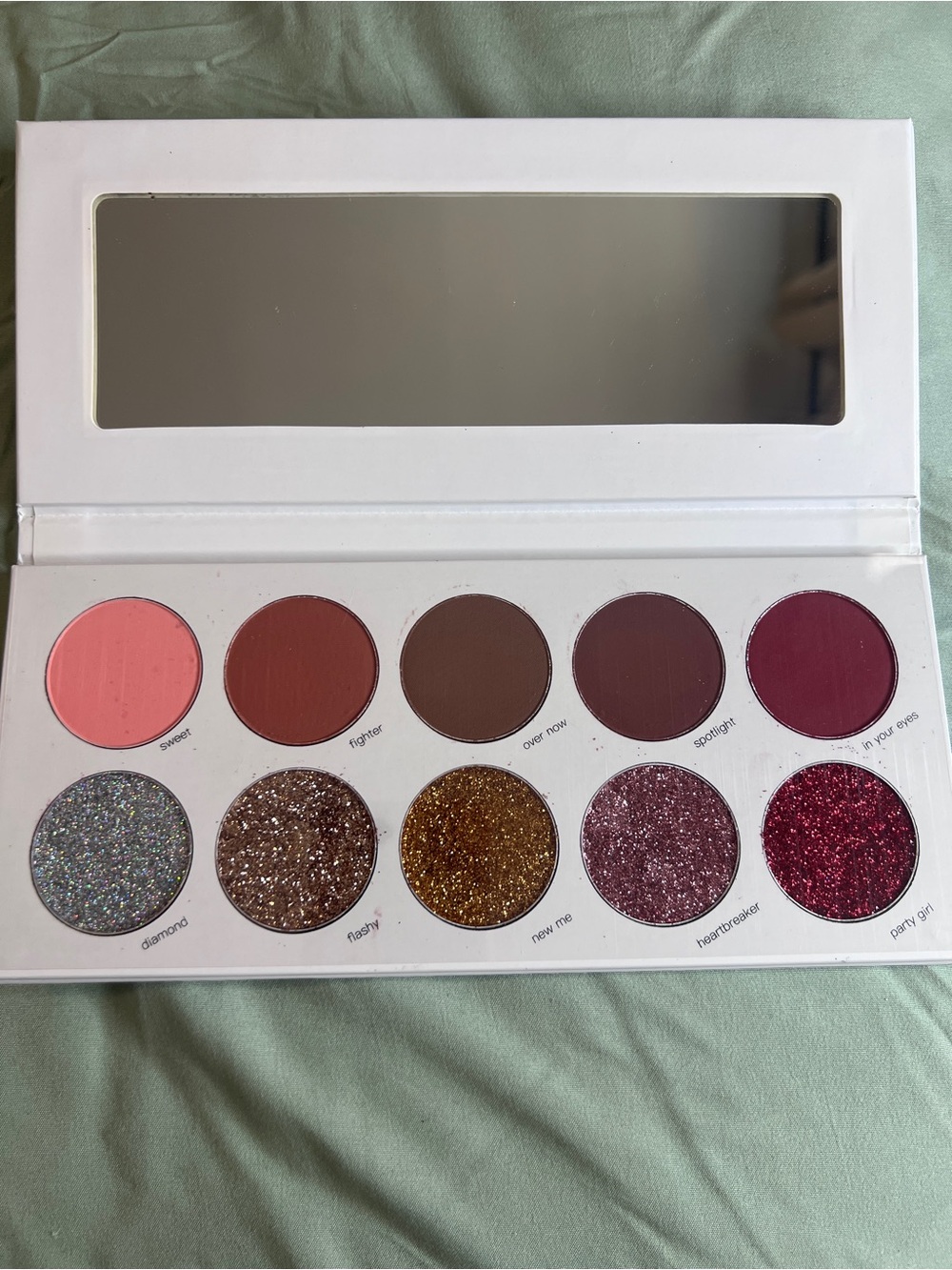 Shimmer & Matte Eyeshadow Palette — Pink, Brown & Gold Tones
